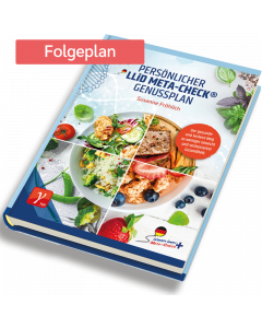 MetaCheck Genussplan Folgeplan | Individuelles Kochbuch mit 90 Rezepten