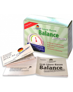Kombipackung: Säure-Basen Balance + pH-Test + Anweisung  Leichter leben